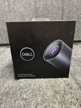 Dell UltraSharp Webcam WB7022 in Black with Purple Lens